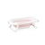 Składana wanienka do kąpieli KEEEPER 106475 Maja Nordic Pink silikonowa wanna dla niemowląt